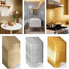 100X PVC Mosaic Tiles Wall