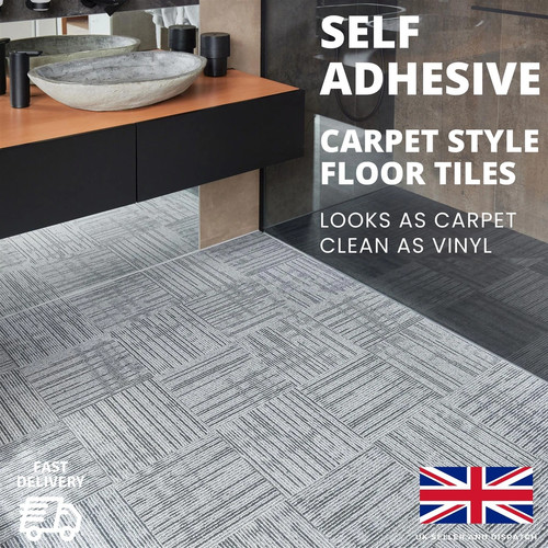 Carpet effect vinyl floor - carpet,